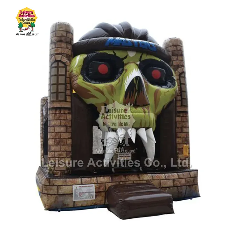 ¿Cómo pueden los castillos inflables estándar Skull crear experiencias de entretenimiento más seguras y rentables?