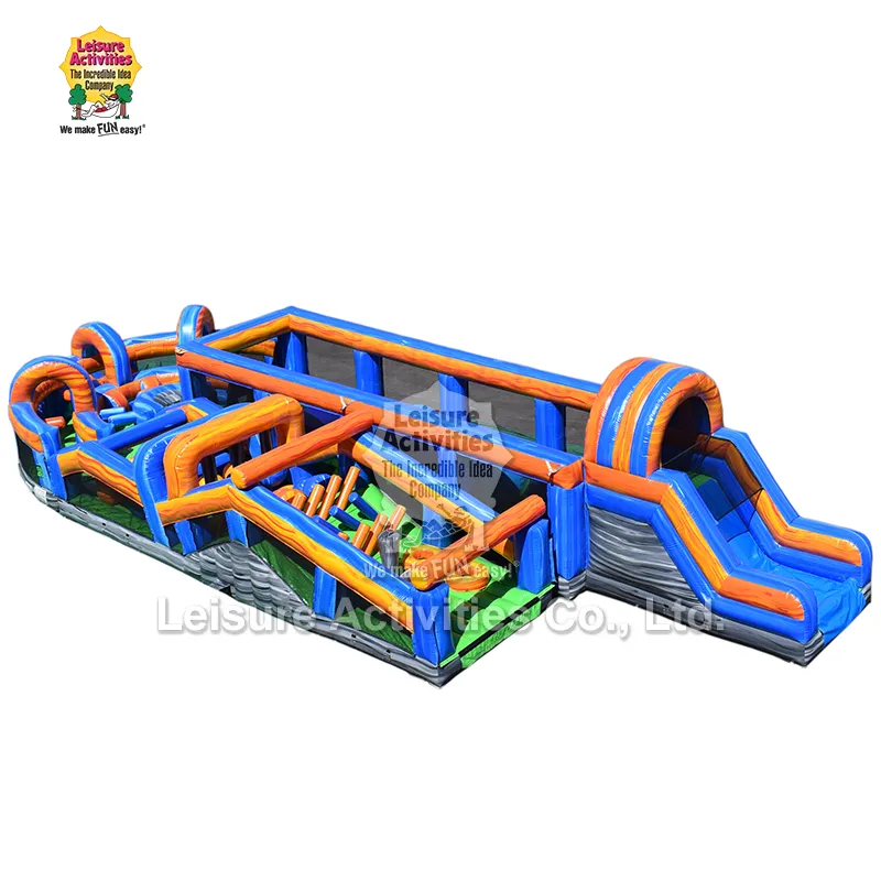 Carrera de obstáculos inflable Mega Obstacle Run