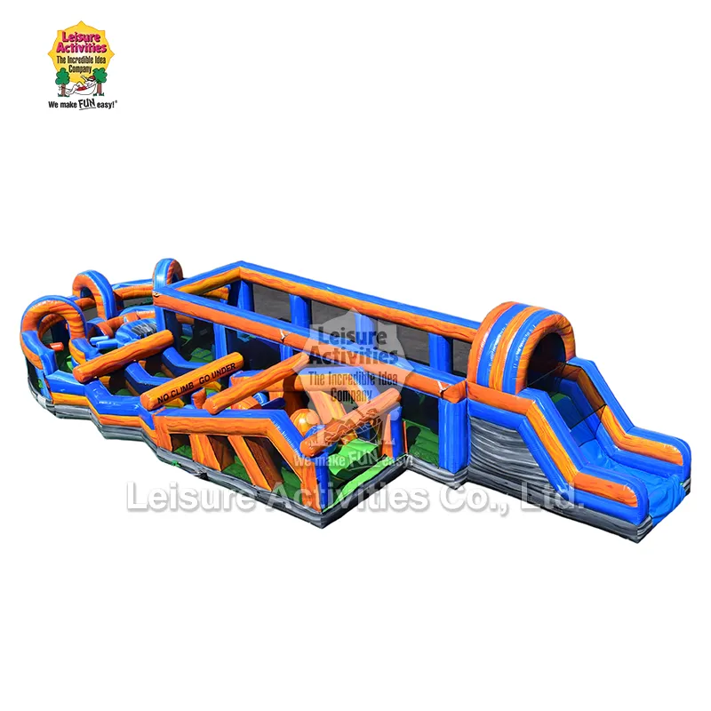 Carrera de obstáculos inflable Mega Obstacle Run
