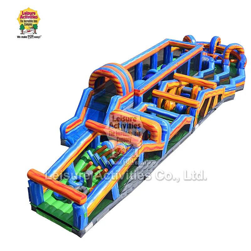 Carrera de obstáculos inflable Mega Obstacle Run