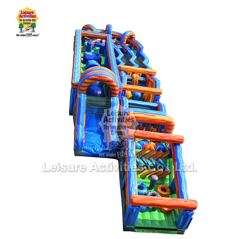 Carrera de obstáculos inflable Mega Obstacle Run