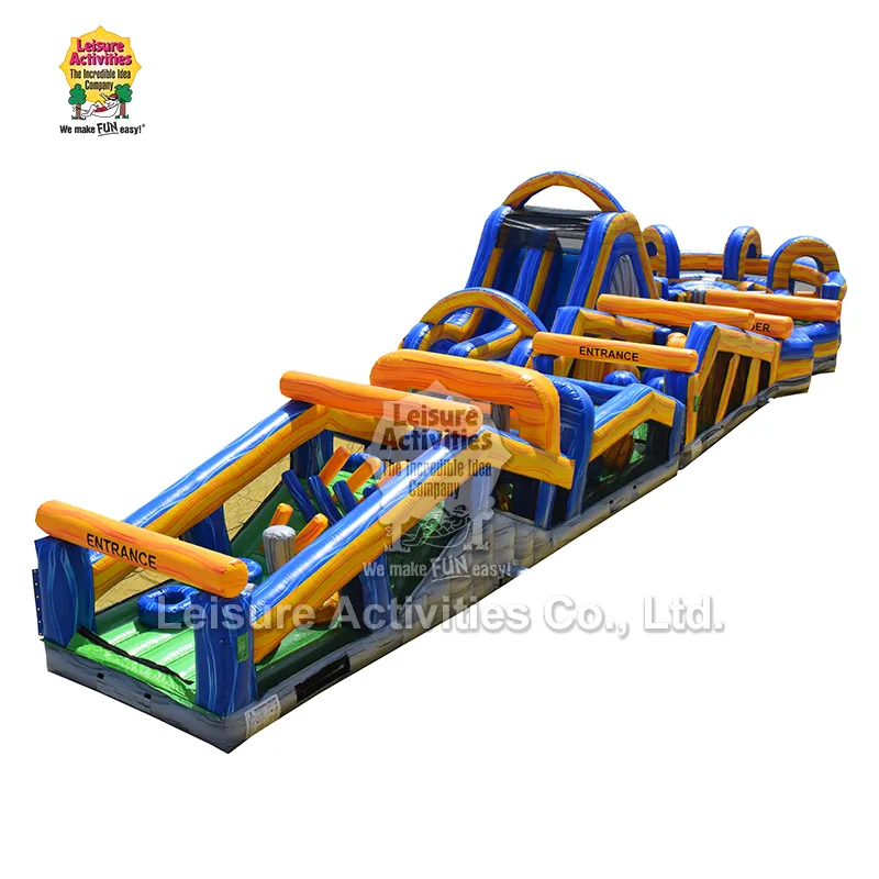 Carrera de obstáculos inflable Mega Obstacle Run