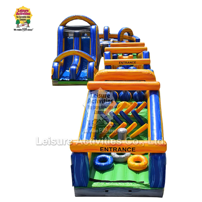 Carrera de obstáculos inflable Mega Obstacle Run