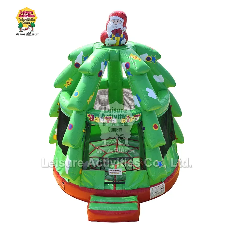 Mini castillo hinchable inflable árbol de Navidad